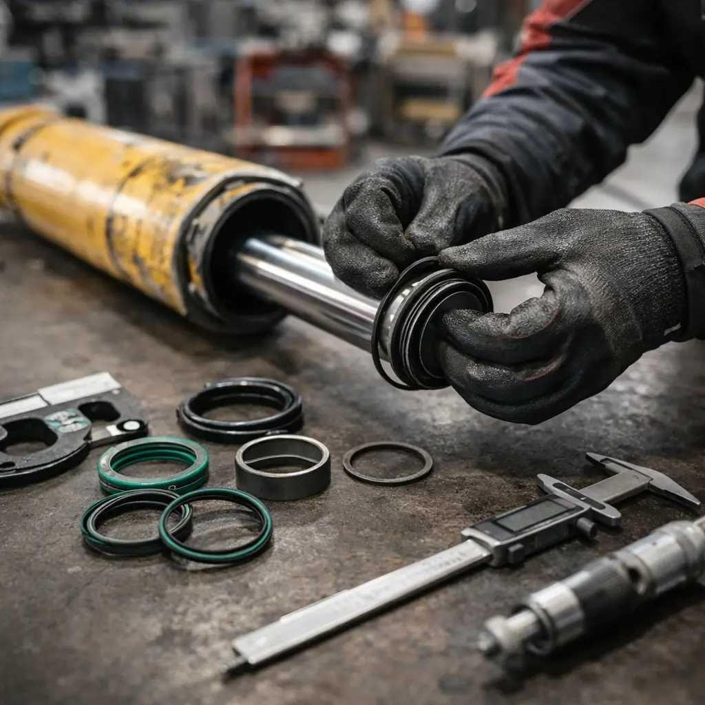 Восстановление штоков гидроцилиндров